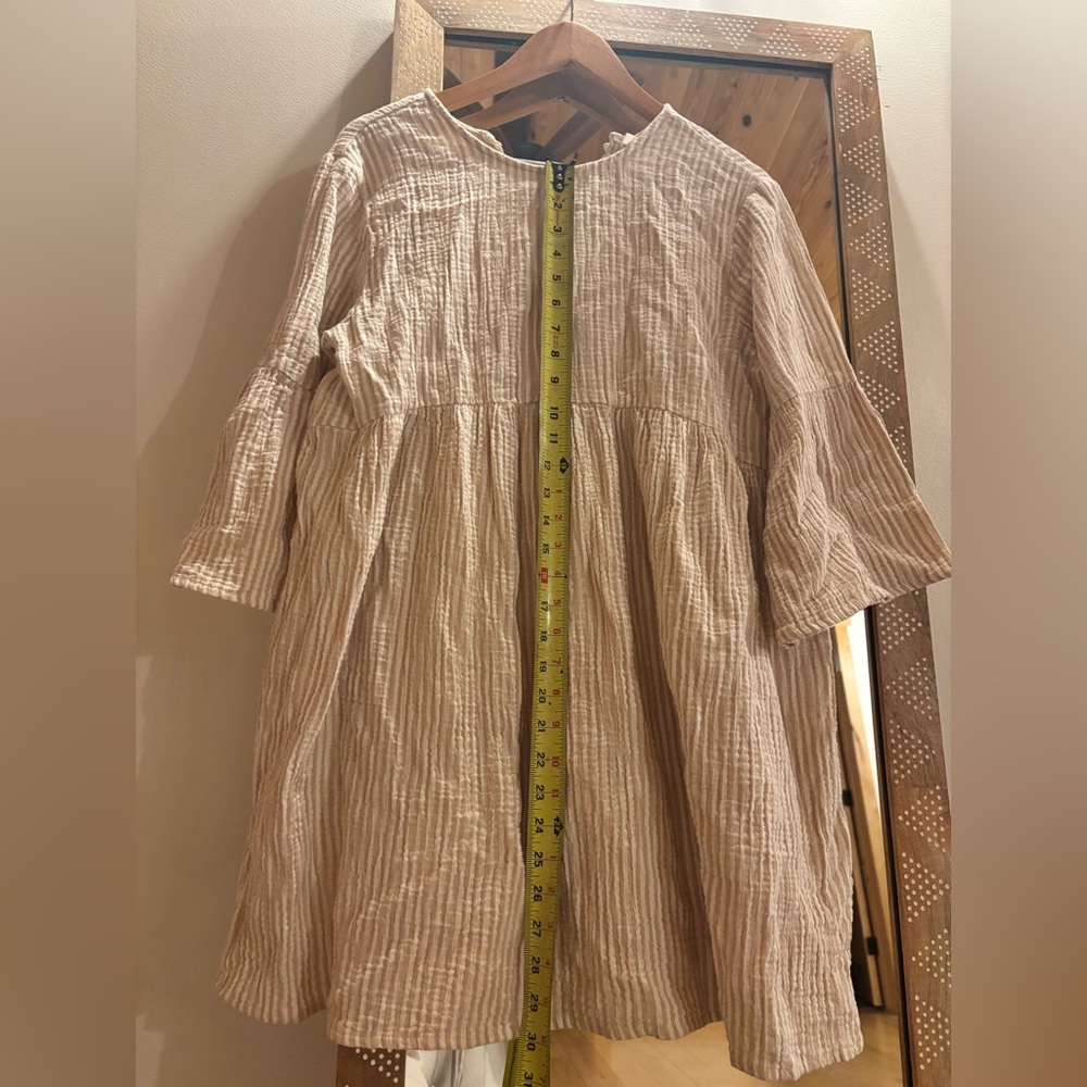 Rylee + Cru Tan Striped Dress - Picture 6 of 7